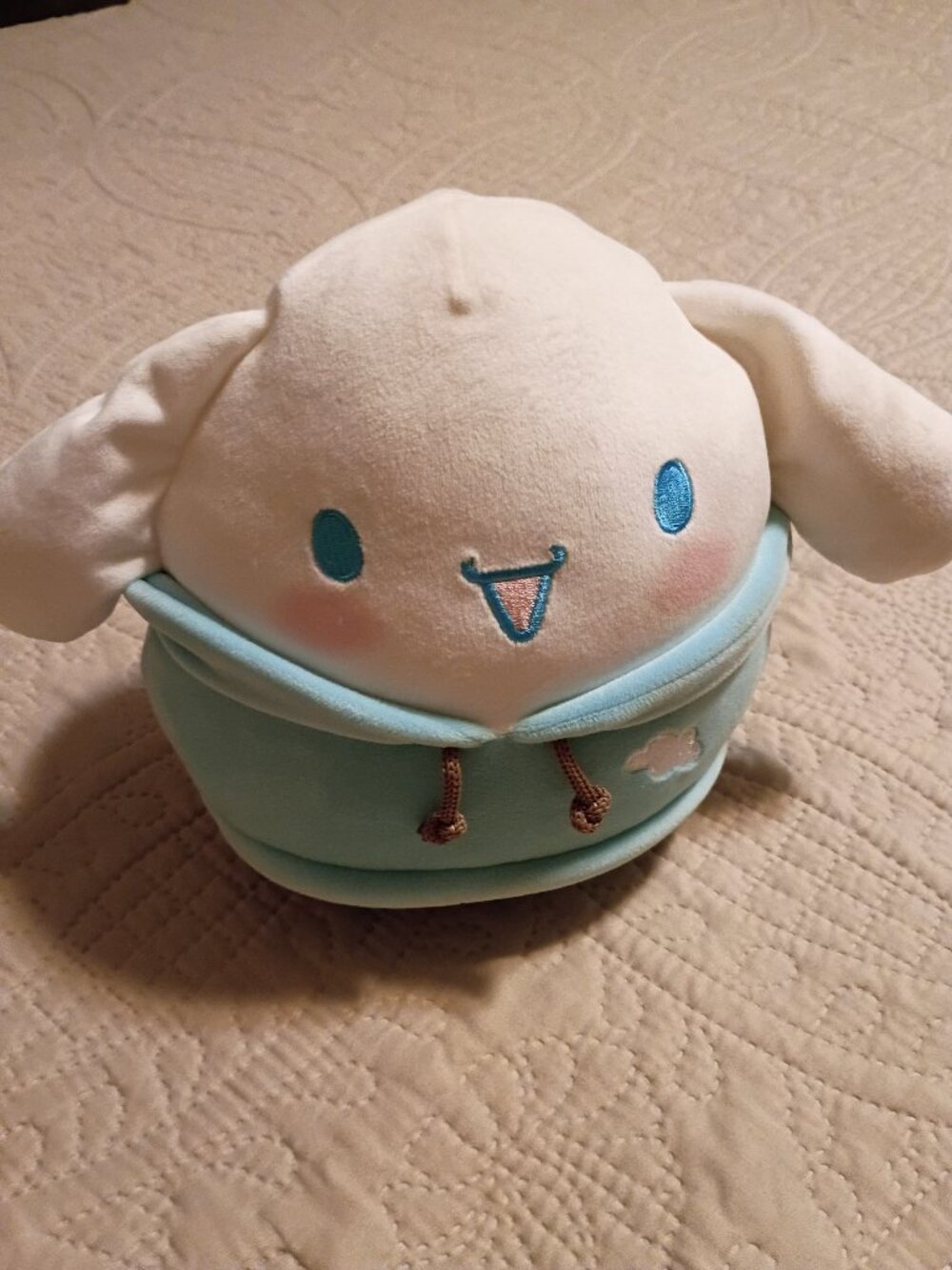 Squishmallows Sanrio 2025 Cinnamoroll Blue Hoodie 8" Inch Hello Kitty & Friends